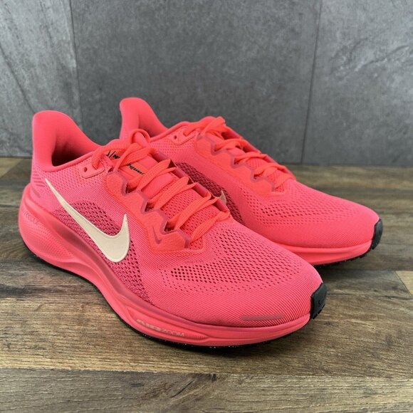 Nike Air Zoom Pegasus 41 Size 8 Womens Hot Punch Crimson Pink Running Shoes - Picture 5 of 16
